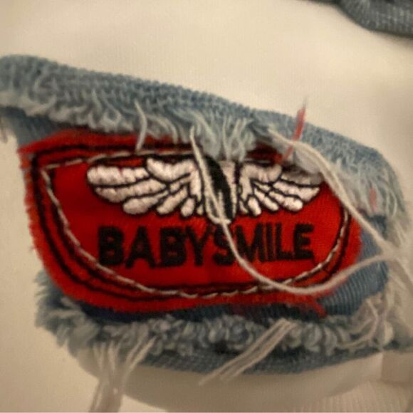 Denim Anime Embroidered Hoodie Jean Jacket Women's Size Small - Picture 2 of 8